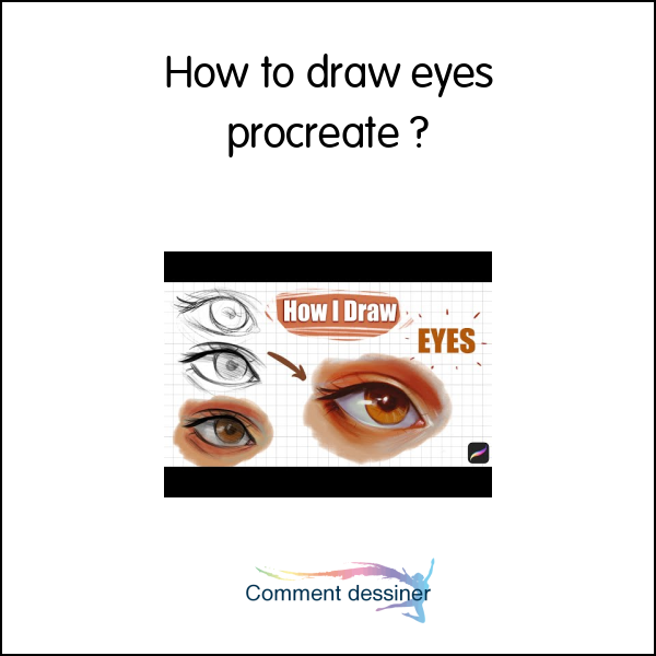 How to draw eyes procreate